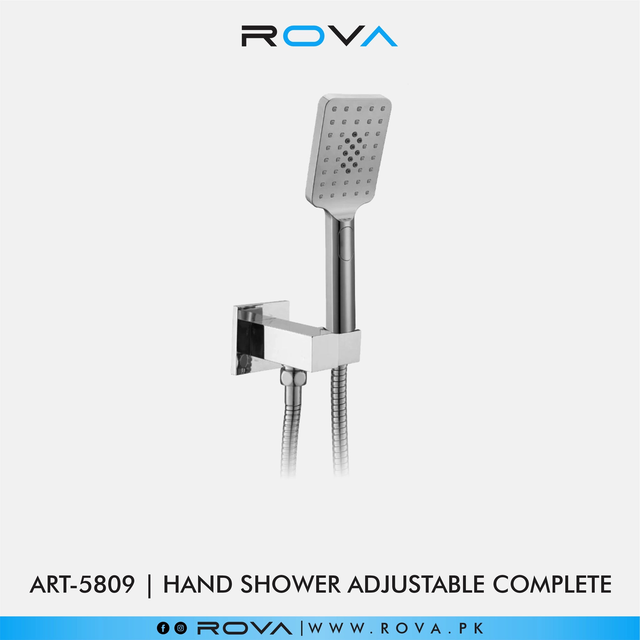 HAND SHOWER ADJUSTABLE COMPLETE