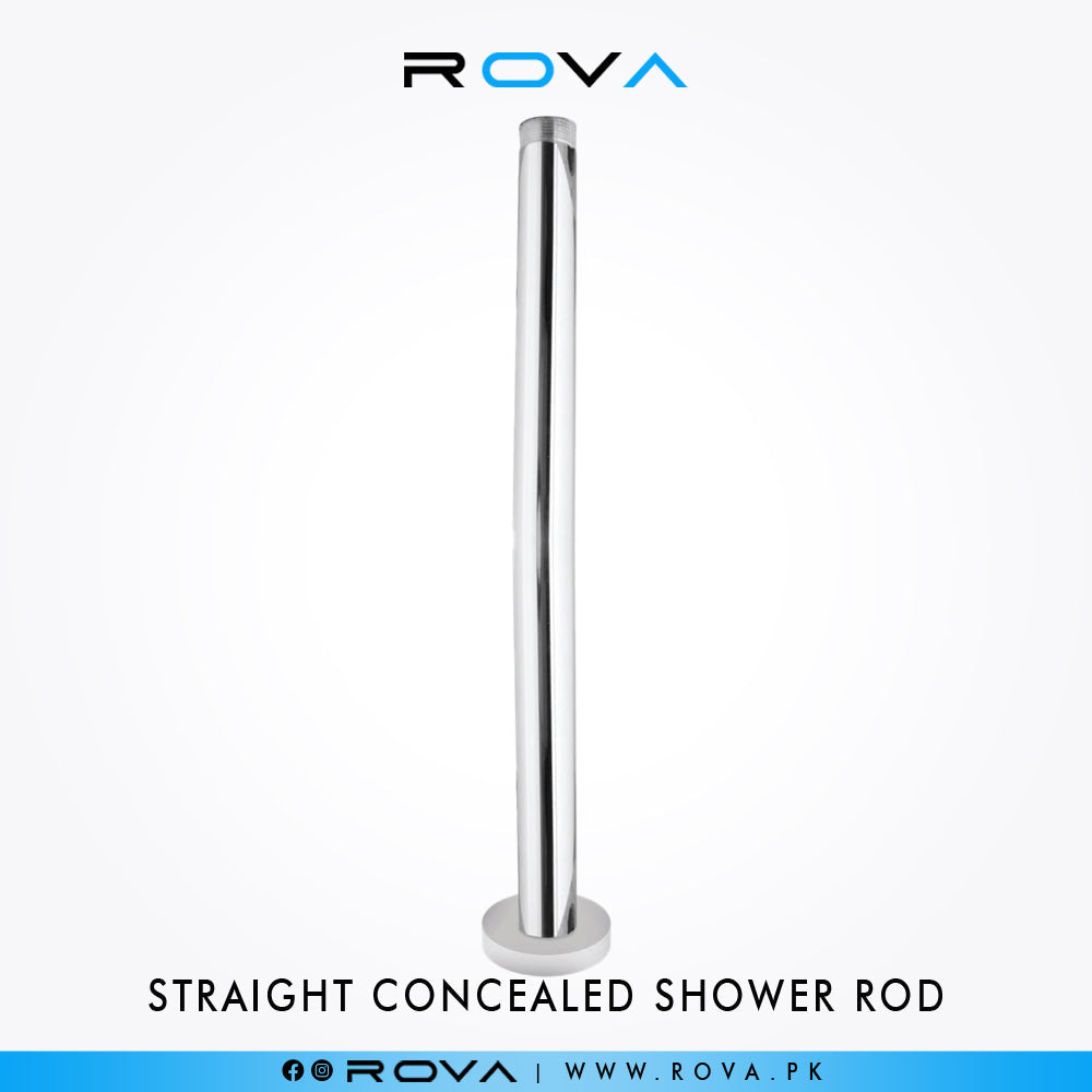 Straight Concealed Shower Rod